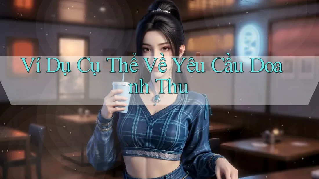 Ví Dụ Cụ Thể Về Yêu Cầu Doanh Thu Ví Dụ Cụ Thể Về Yêu Cầu Doanh Thu