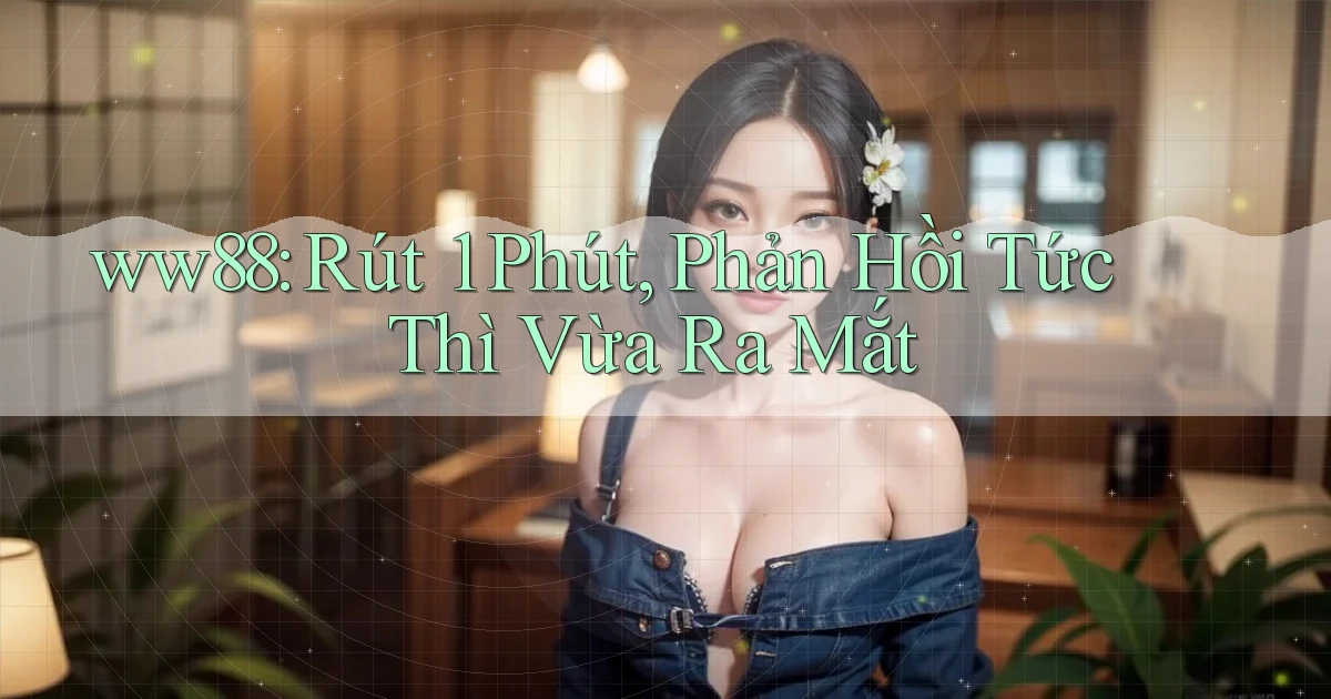 ww88 rút 1 phút phản hồi tức thì vừa ra mắt