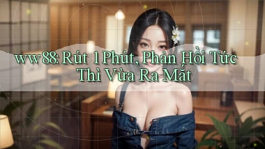 ww88 rút 1 phút phản hồi tức thì vừa ra mắt