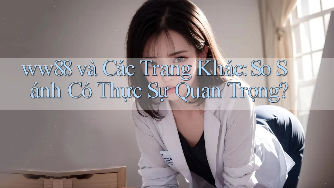 ww88 và Các Trang Khác: So Sánh Có Thực Sự Quan Trọng? ww88 và Các Trang Khác: So Sánh Có Thực Sự Quan Trọng?